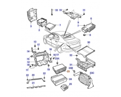 Amplifier Naviagtion System / Bose Loudspeaker System LHD SAAB 9-3 II 4-Door / Sedan 2006, SAAB Genuine Part