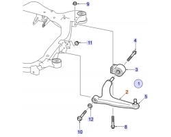 Control Arm left / LH SAAB 9-3 II 2003-2014, SAAB Genuine Part