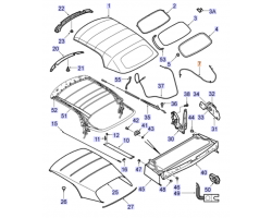 Kabelnetz Entfrosteranschluss Verdeck SAAB 9-3 II Cabriolet ab 2004, SAAB Original-Ersatzteil