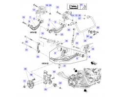 Bushing H-Arm Rear Suspension OPEL / VAUXHALL Insignia A / SAAB 9-5 II 2010-2011, Genuine GM Part