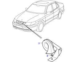 SIGNALHORN für SAAB, Original-Ersatzteil - OE Nr. 13253739