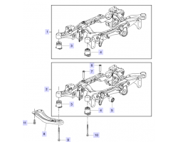 Bushing H - Arm Rear Suspension SAAB 9-5 II 2010-2011, SAAB Genuine Part