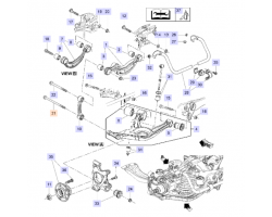 Schraube Hinterradaufhängung Gelenkhebel SAAB 9-5 II 2010-2011, SAAB Original-Ersatzteil