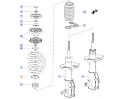 Retainer Spring Strut SAAB 9-5 II 2010-2011, SAAB Genuine Part