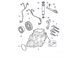 Injection Pipe SAAB 9-3 I 1998-2002 4-Cylinder Diesel, SAAB Genuine Part