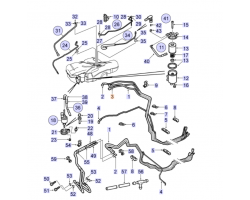 Kraftstoffleitung SAAB 9-5 I 2002_2005 2.2 TiD / 3.0 TiD D223L / D308L, SAAB Original-Ersatzteil