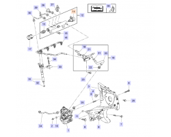 Sensor / Fühler Einspritzpumpe OPEL Insigna A 2.0 Biturbo CDTI A20DTR, GM Original-Ersatzteil