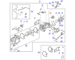 Rohr EGR-System 2.0 turbo Diesel / twin turbo Diesel A20DTH / A20DTR OPEL Insignia A / Zafira, GM Original-Ersatzteil