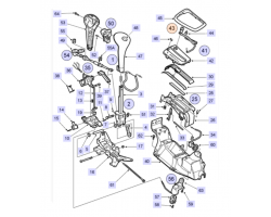 Deckel Schalthebel Wintertaste SAAB 9-5 I 2004-2010, SAAB Original-Ersatzteil