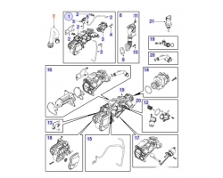 Hose Exhaust Gas Recirculation  SAAB 9-3 II from 2008 1.9TTiD A19DTR Z19DTR, SAAB Genuine Part