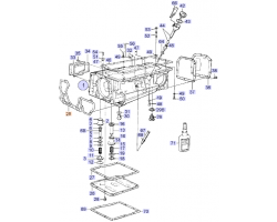 Dichtung Getriebegehäuse Automatikgetriebe SAAB 900 I 1986-1994, SAAB Original-Ersatzteil