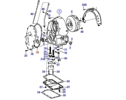 Dichtung Getriebegehäuse Automatikgetriebe SAAB 900 I 1986-1994, SAAB Original-Ersatzteil