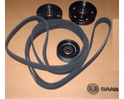 Spannrolle(n)- / Polyriemen-Kit SAAB 900 II 4Zyl AC / ACC ´94-98