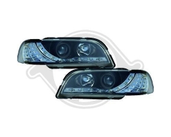 Design-Scheinwerfer-Set LED schwarz VOLVO S / V40 