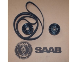 Drive belt repair kit SAAB 9000 with AC ´94-98