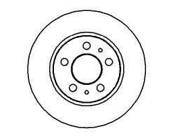 1 Satz Bremsscheiben vo. VOLVO 140