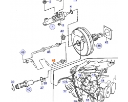 Unterdruckrohr für SAAB 9000 Original-Ersatzteil 